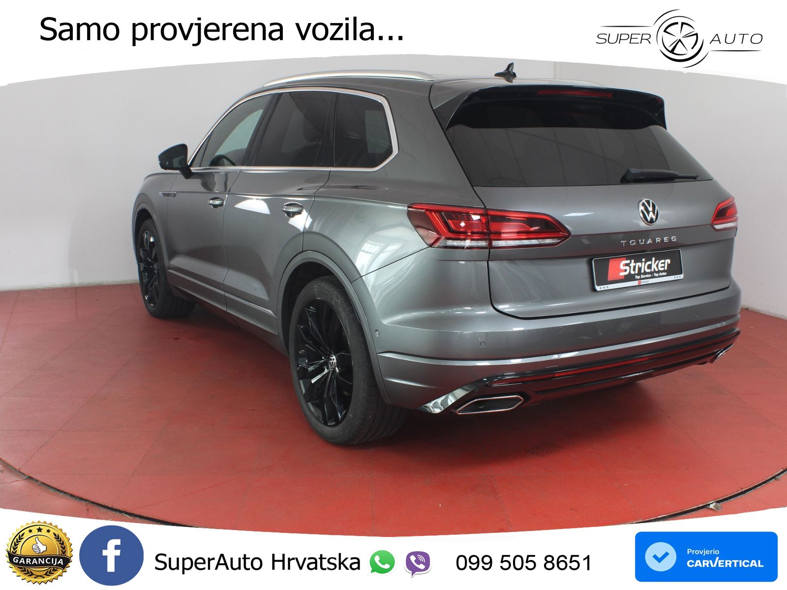 Volkswagen Touareg 3.0 V6 TDI (286 KS) 4MOTION Tiptronic R-Line ZRAČNI+ACC+GR SJED+KAM+PANO