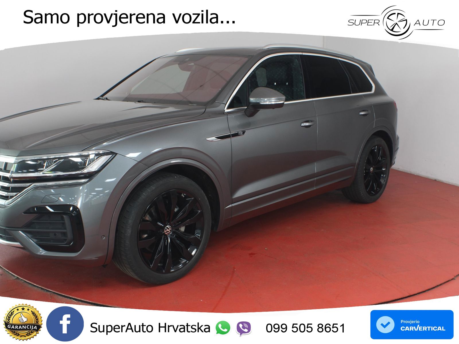 Volkswagen Touareg 3.0 V6 TDI (286 KS) 4MOTION Tiptronic R-Line ZRAČNI+ACC+GR SJED+KAM+PANO