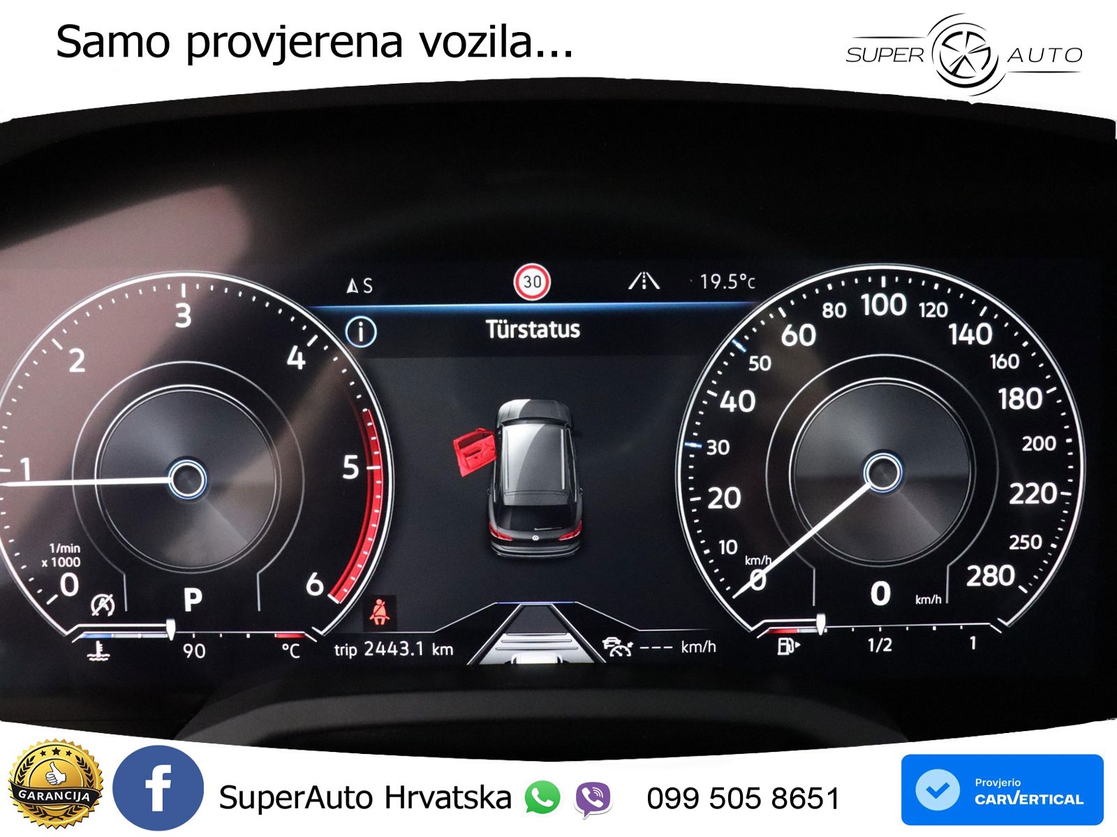 Volkswagen Touareg 3.0 V6 TDI (286 KS) 4MOTION Tiptronic R-Line ZRAČNI+ACC+GR SJED+KAM+PANO