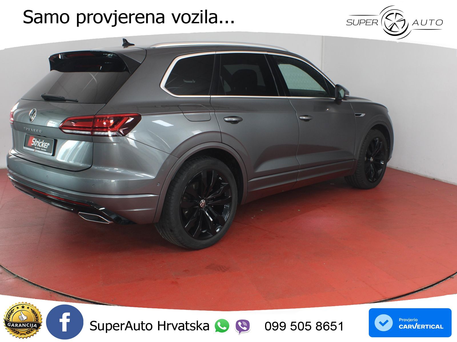 Volkswagen Touareg 3.0 V6 TDI (286 KS) 4MOTION Tiptronic R-Line ZRAČNI+ACC+GR SJED+KAM+PANO