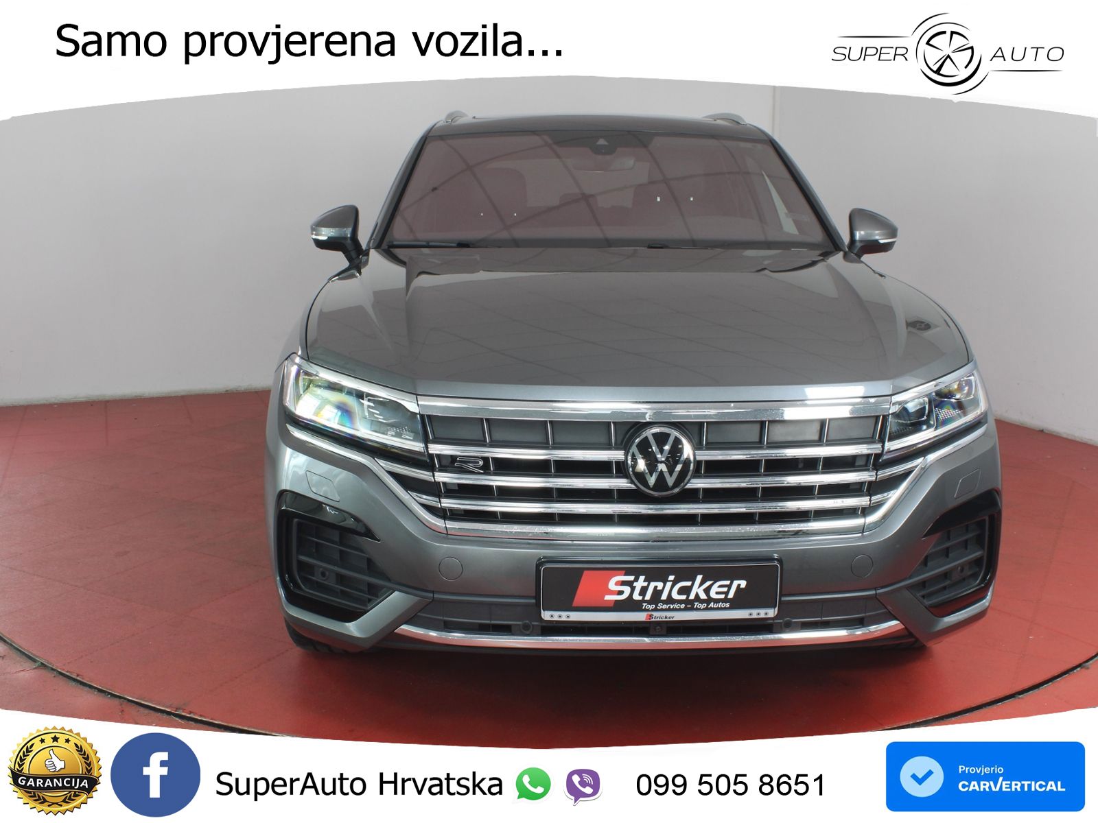 Volkswagen Touareg 3.0 V6 TDI (286 KS) 4MOTION Tiptronic R-Line ZRAČNI+ACC+GR SJED+KAM+PANO