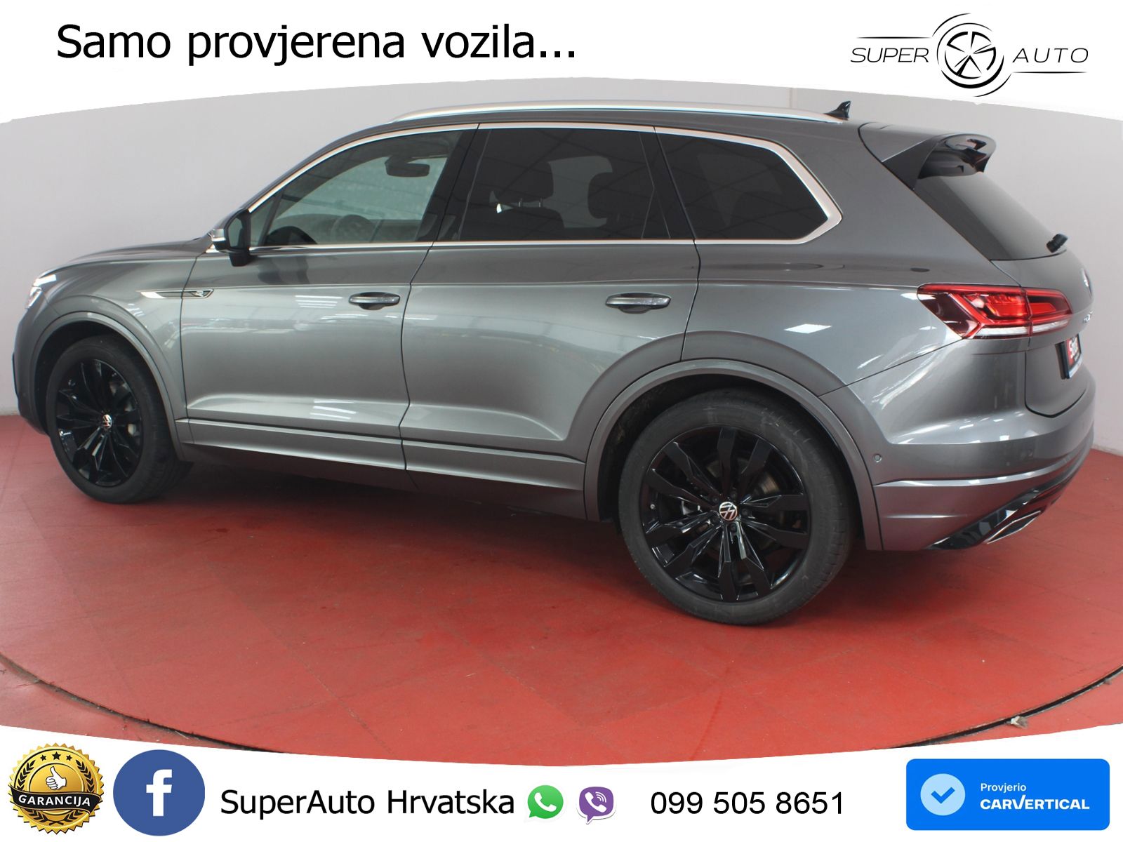 Volkswagen Touareg 3.0 V6 TDI (286 KS) 4MOTION Tiptronic R-Line ZRAČNI+ACC+GR SJED+KAM+PANO