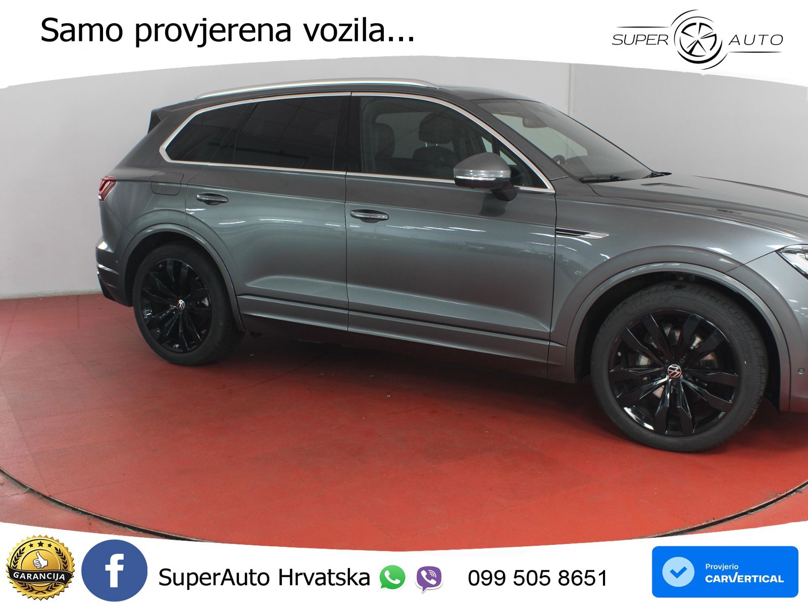 Volkswagen Touareg 3.0 V6 TDI (286 KS) 4MOTION Tiptronic R-Line ZRAČNI+ACC+GR SJED+KAM+PANO