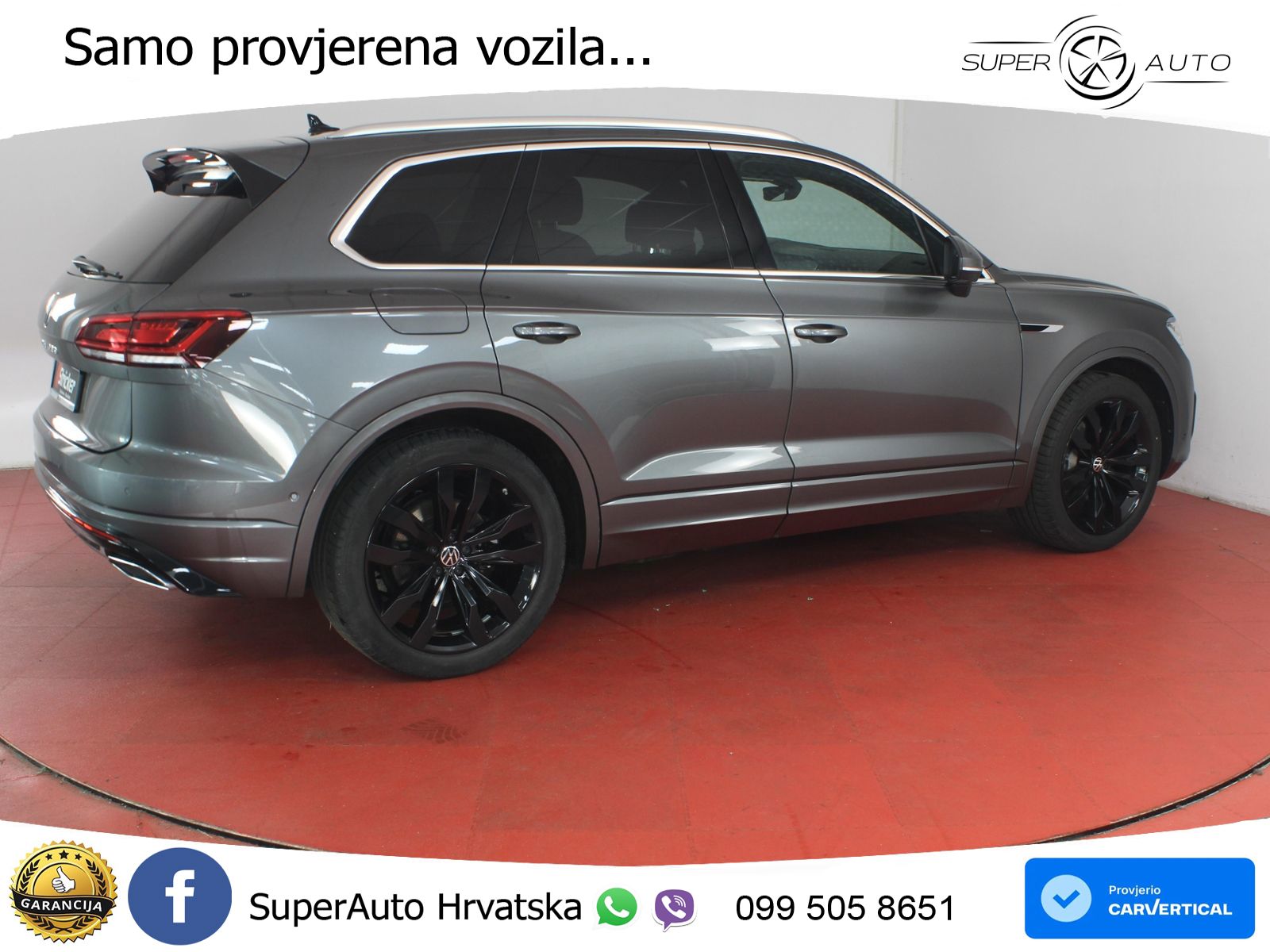 Volkswagen Touareg 3.0 V6 TDI (286 KS) 4MOTION Tiptronic R-Line ZRAČNI+ACC+GR SJED+KAM+PANO