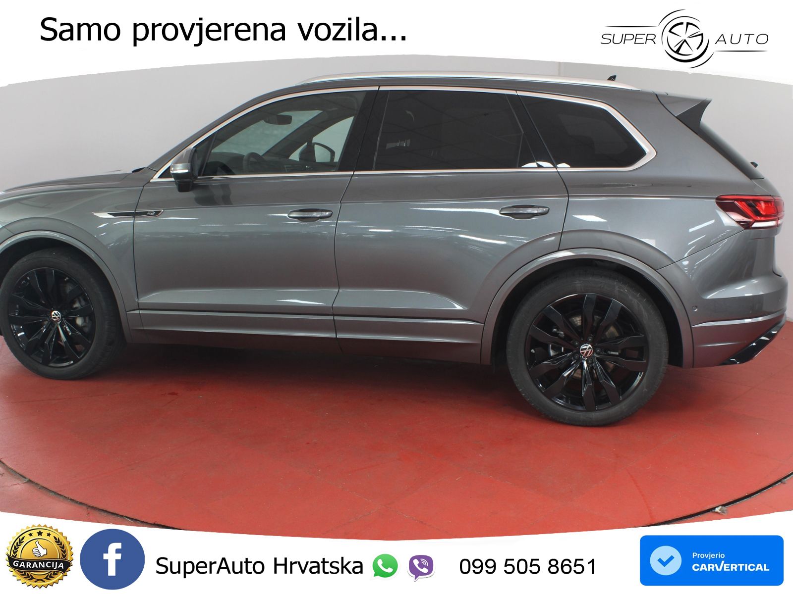Volkswagen Touareg 3.0 V6 TDI (286 KS) 4MOTION Tiptronic R-Line ZRAČNI+ACC+GR SJED+KAM+PANO