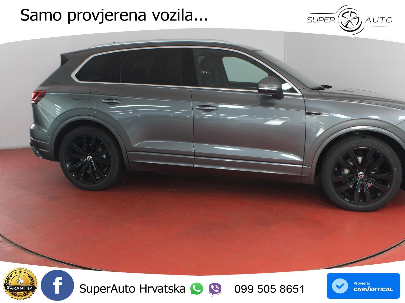 Volkswagen Touareg 3.0 V6 TDI (286 KS) 4MOTION Tiptronic R-Line ZRAČNI+ACC+GR SJED+KAM+PANO