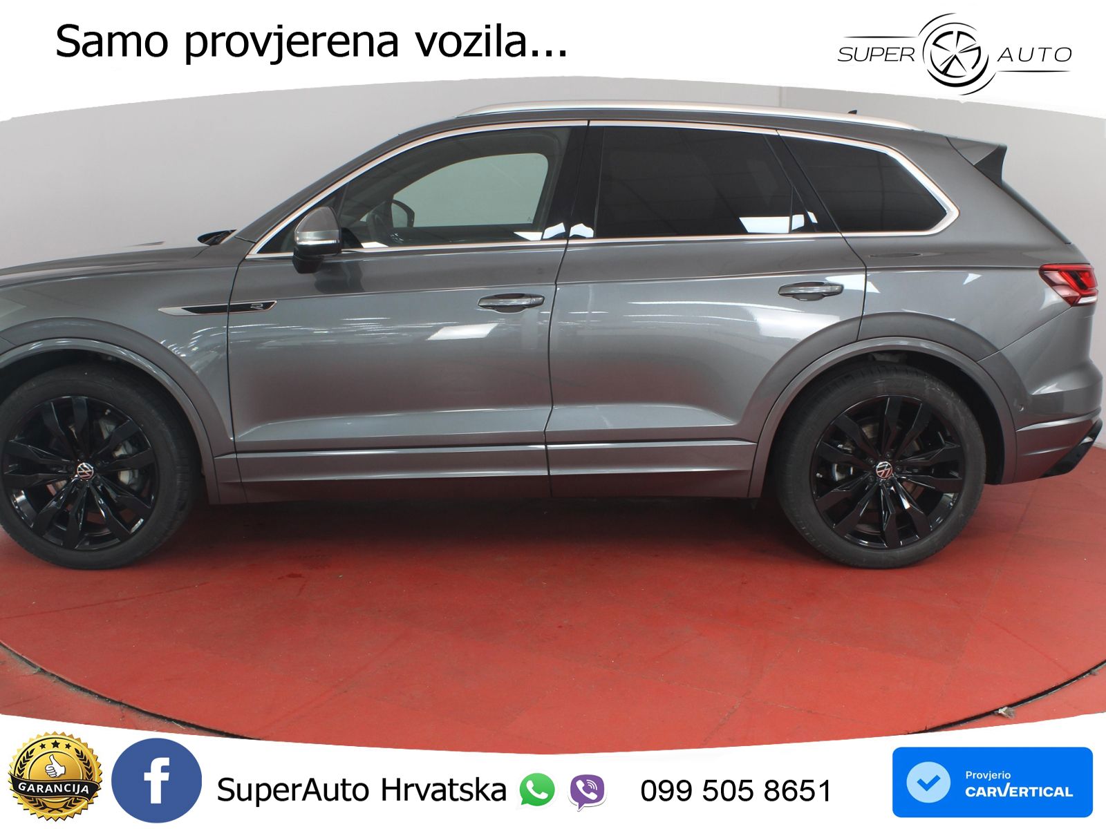 Volkswagen Touareg 3.0 V6 TDI (286 KS) 4MOTION Tiptronic R-Line ZRAČNI+ACC+GR SJED+KAM+PANO