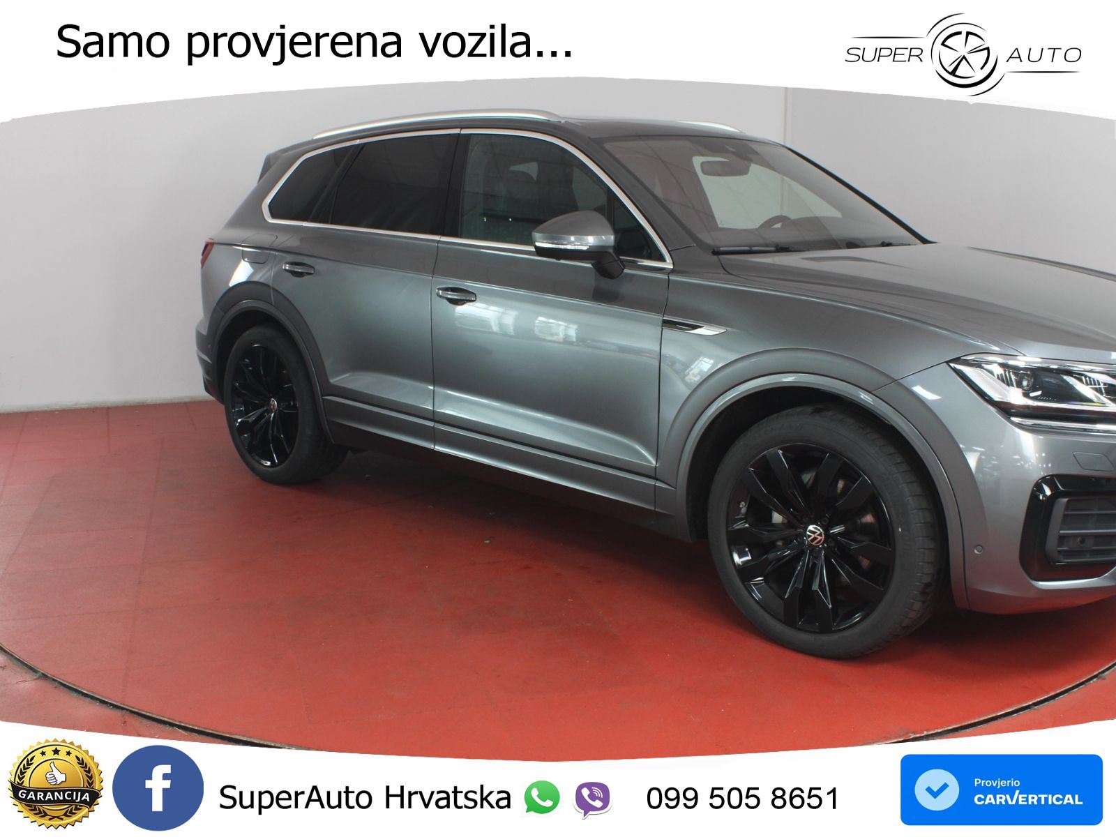 Volkswagen Touareg 3.0 V6 TDI (286 KS) 4MOTION Tiptronic R-Line ZRAČNI+ACC+GR SJED+KAM+PANO