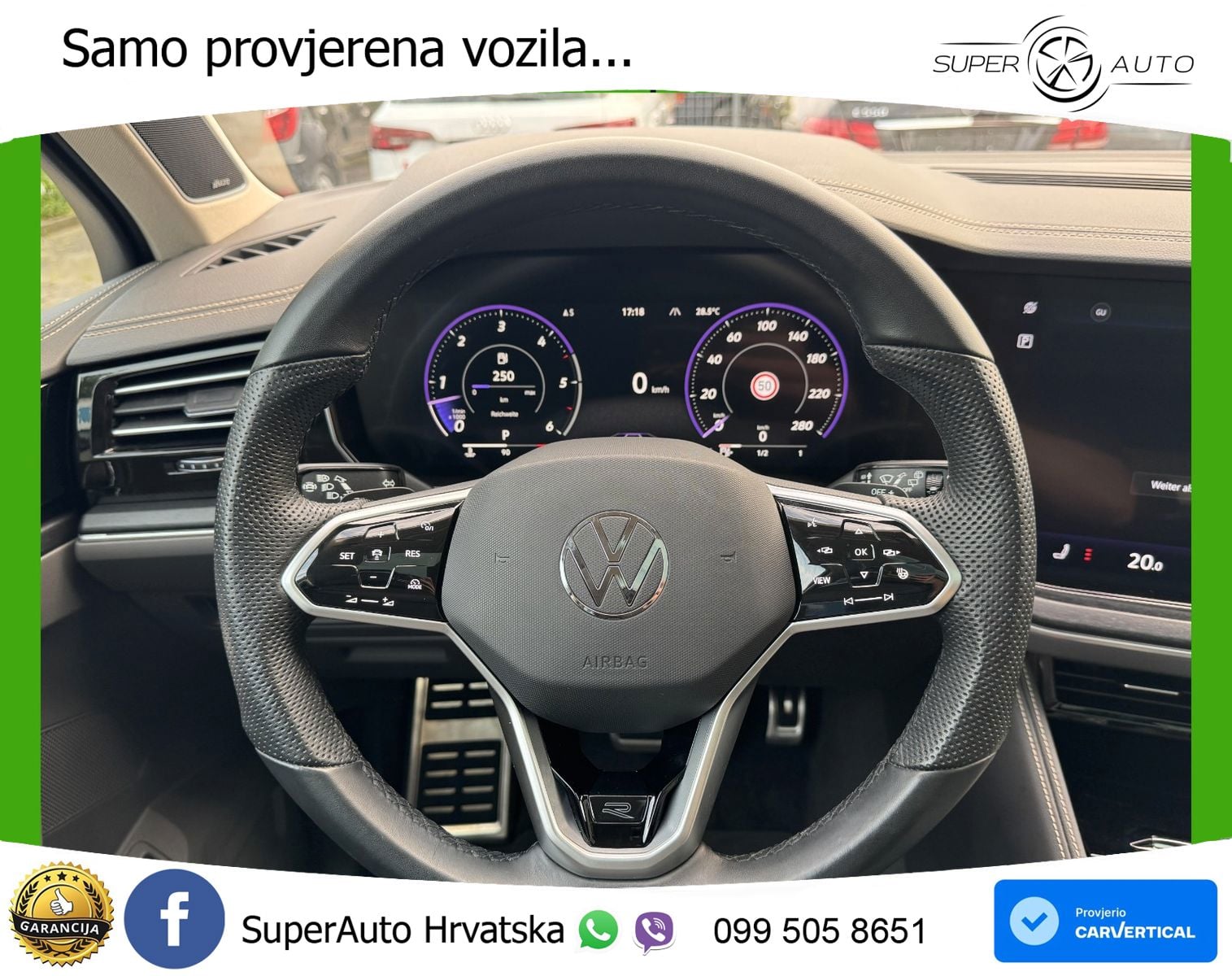 Volkswagen Touareg 3.0 V6 TDI (286 KS) 4MOTION Tiptronic R-Line LED+GR SJED+ACC