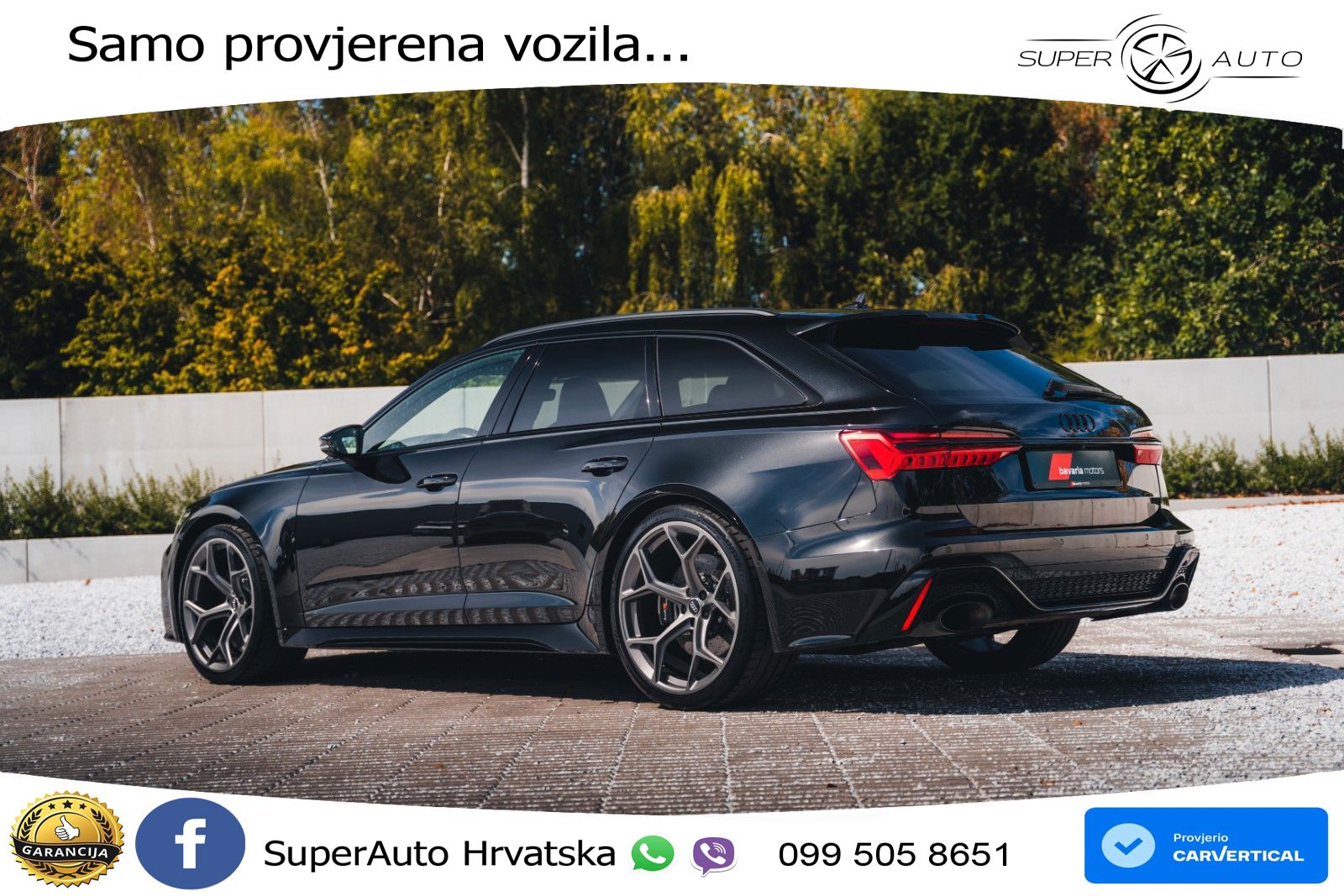 Audi RS6 Avant 4.0 TFSI V8 performance (630 KS)  quattro tiptronic LED+GR SJED+ACC