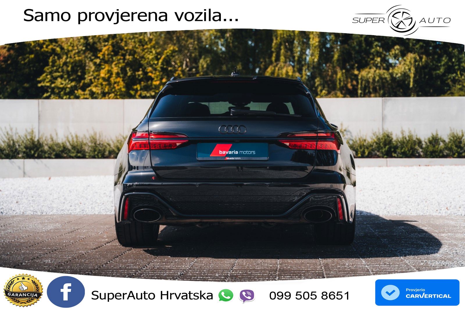 Audi RS6 Avant 4.0 TFSI V8 performance (630 KS)  quattro tiptronic LED+GR SJED+ACC