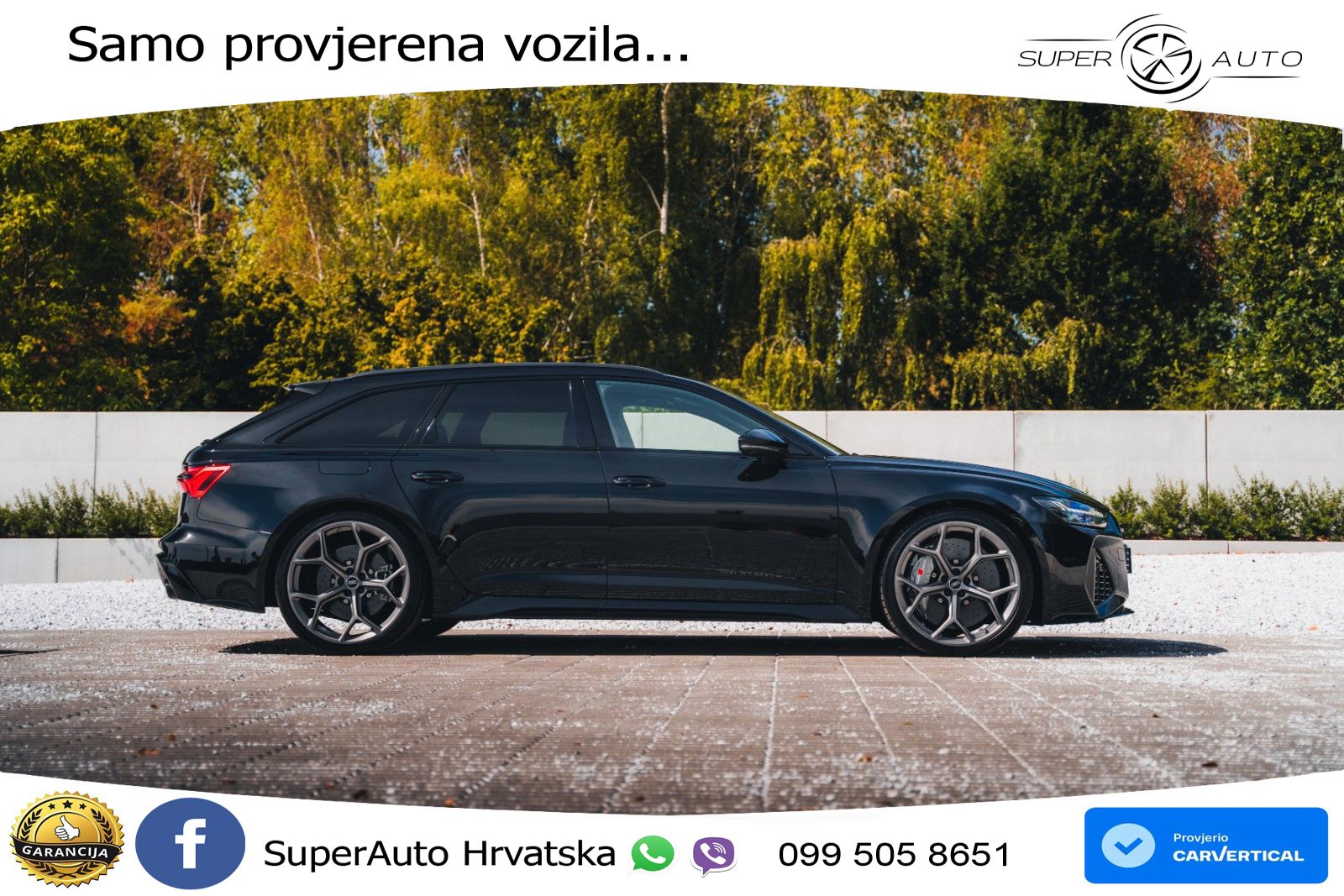 Audi RS6 Avant 4.0 TFSI V8 performance (630 KS)  quattro tiptronic LED+GR SJED+ACC