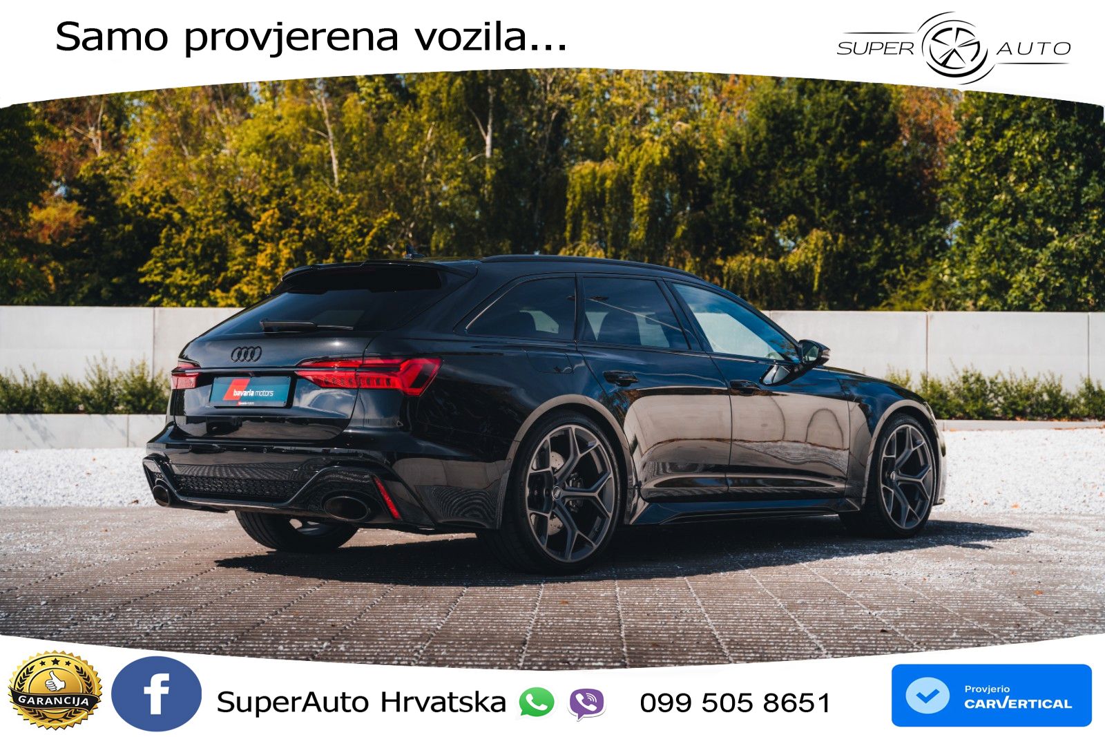 Audi RS6 Avant 4.0 TFSI V8 performance (630 KS)  quattro tiptronic LED+GR SJED+ACC
