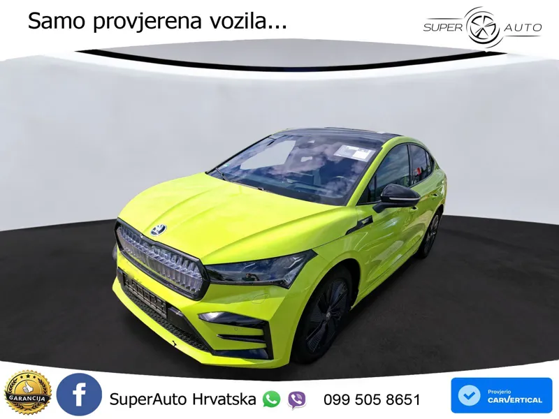 Škoda Enyaq Coupe iV RS 82 kWh (299 KS) AWD LED+GR SJED+ACC