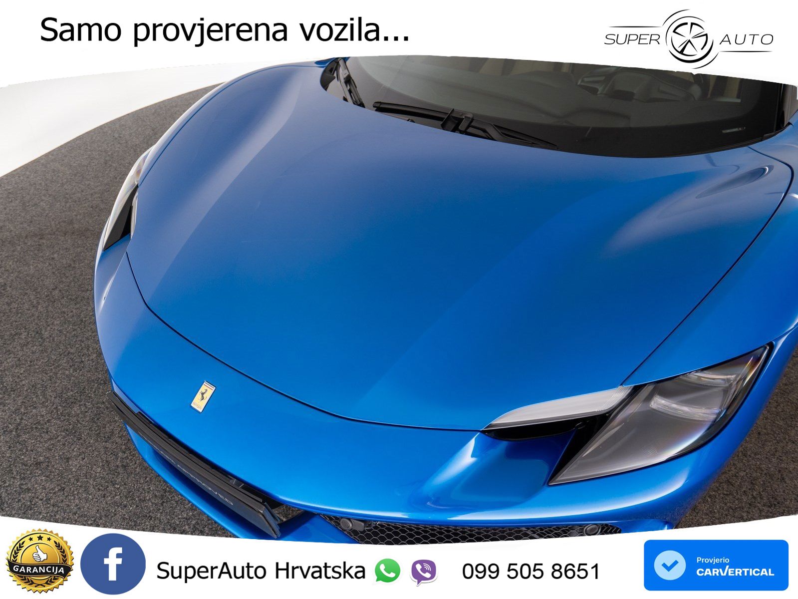Ferrari 296 GTS 3.0 V6 (830 KS) F1 DCT LED+ACC