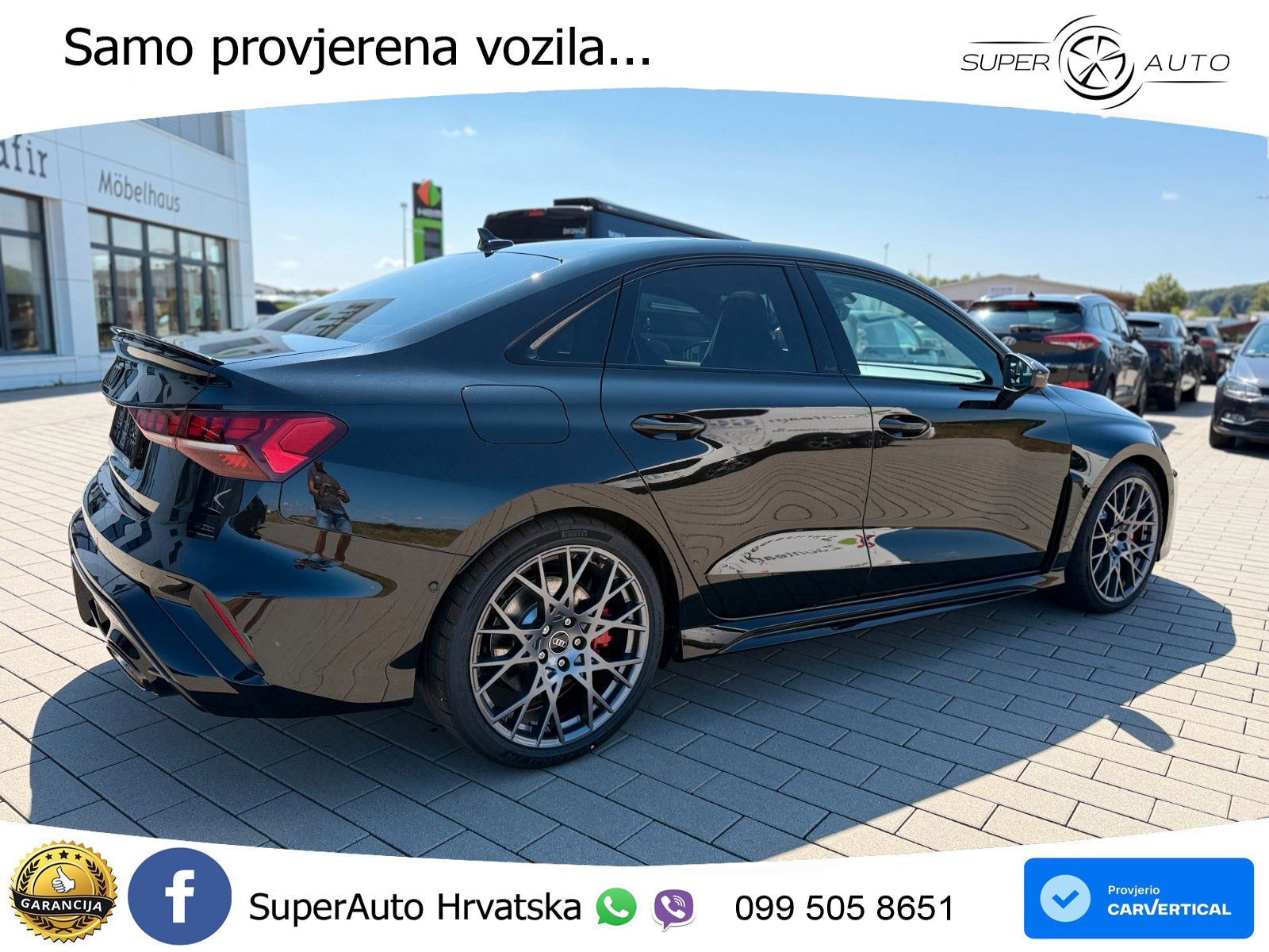 Audi RS3 Sedan 2.5 TFSI (400 KS) quattro S tronic LED+GR SJED+ACC