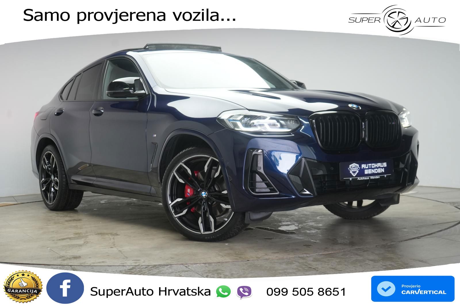 BMW X4 M40d (340 KS) xDrive Steptronic M Sport ACC+HEAD+4xGR SJED+360+PANO
