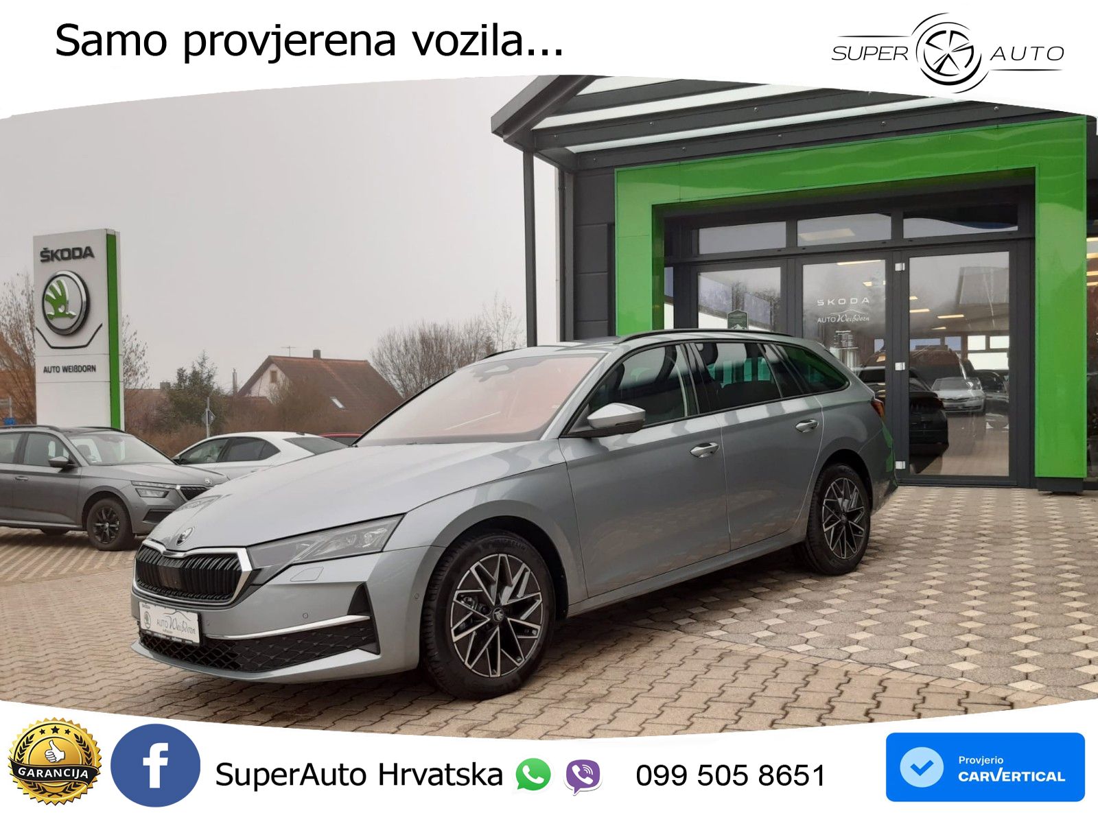 Škoda Octavia Combi 2.0 TDI (150 KS) DSG LED+GR SJED+ACC