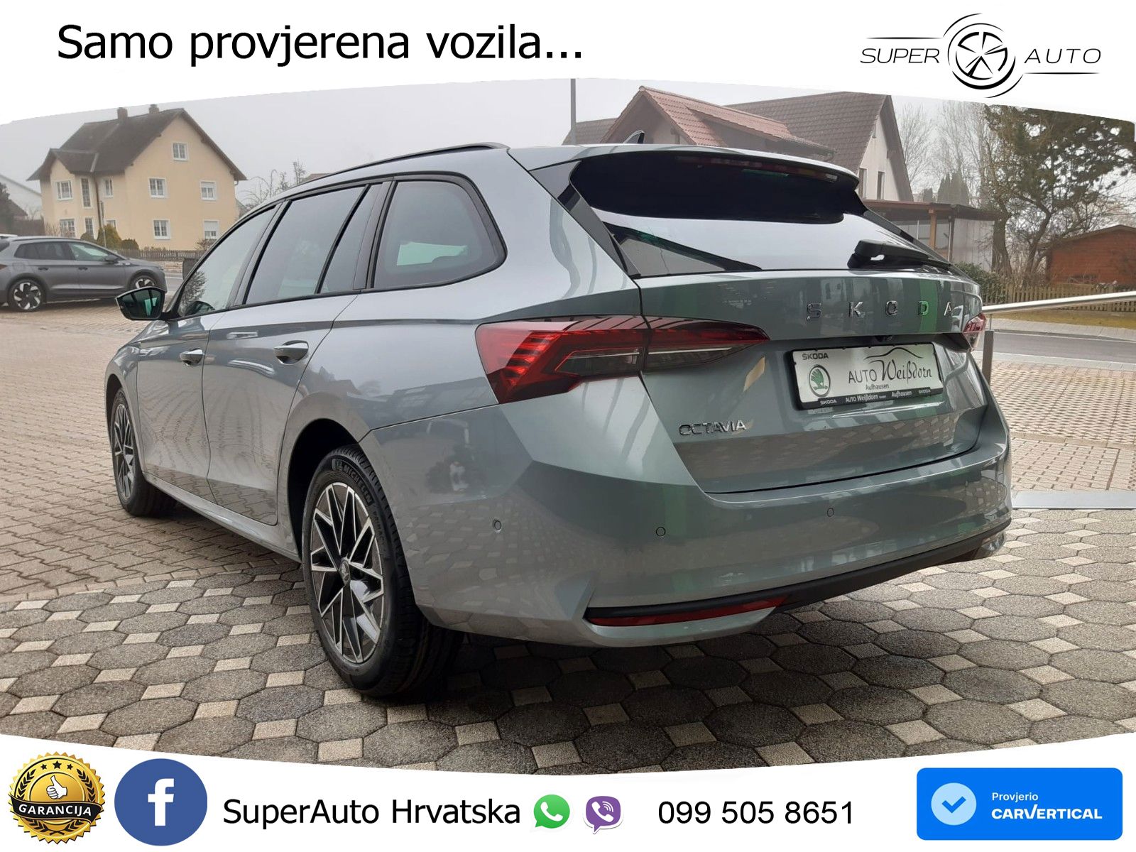Škoda Octavia Combi 2.0 TDI (150 KS) DSG LED+GR SJED+ACC