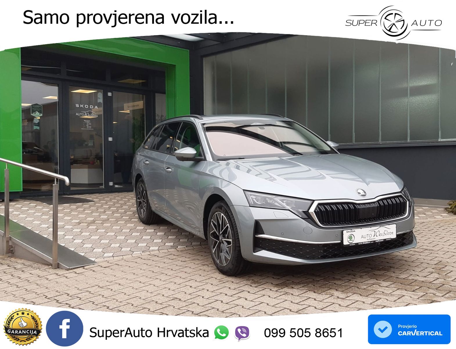 Škoda Octavia Combi 2.0 TDI (150 KS) DSG LED+GR SJED+ACC