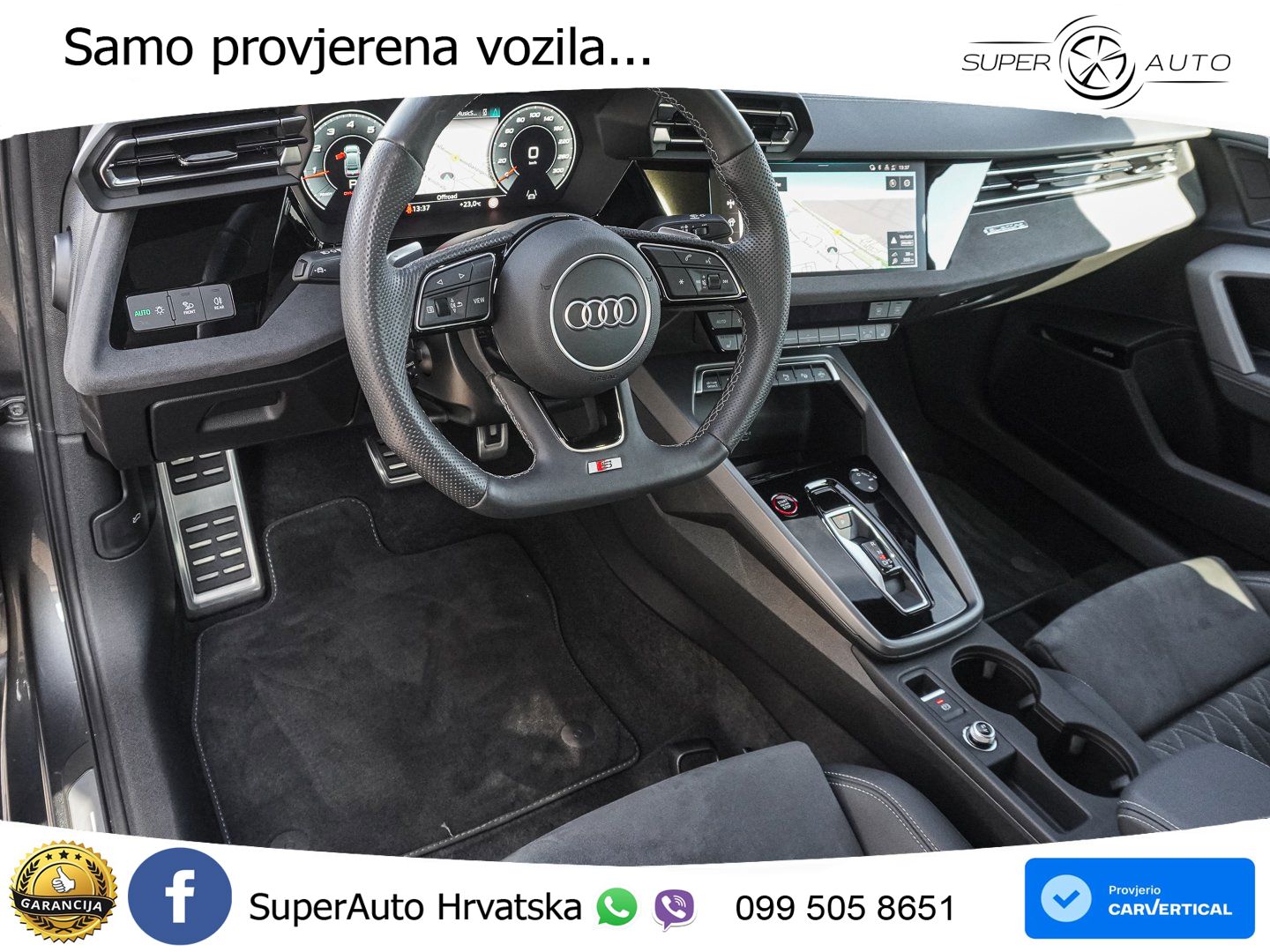 Audi S3 Limuzina 2.0 TFSI (333 KS) quattro S tronic MATRIX+GR SJED+KAM