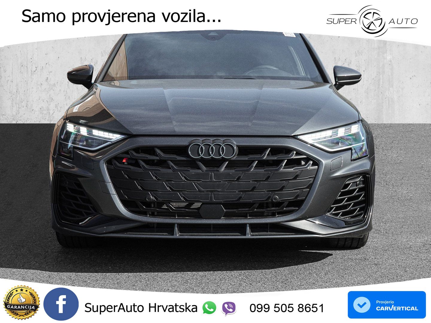 Audi S3 Limuzina 2.0 TFSI (333 KS) quattro S tronic MATRIX+GR SJED+KAM