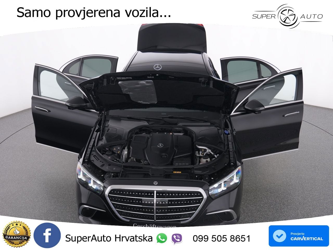 Mercedes S 350d (313 KS) EQ Boost 4MATIC 9G-TRONIC ZRAČNI+ACC+GR SJED+KAM+PANO