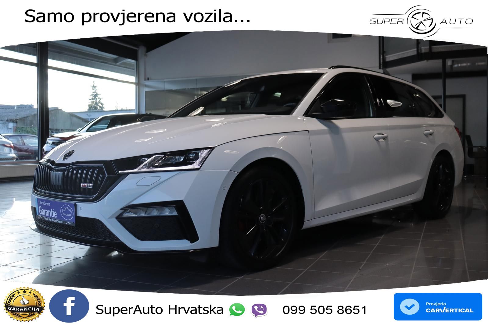 Škoda Octavia Combi RS 2.0 TDI (200 KS) DSG LED+GR SJED+ACC