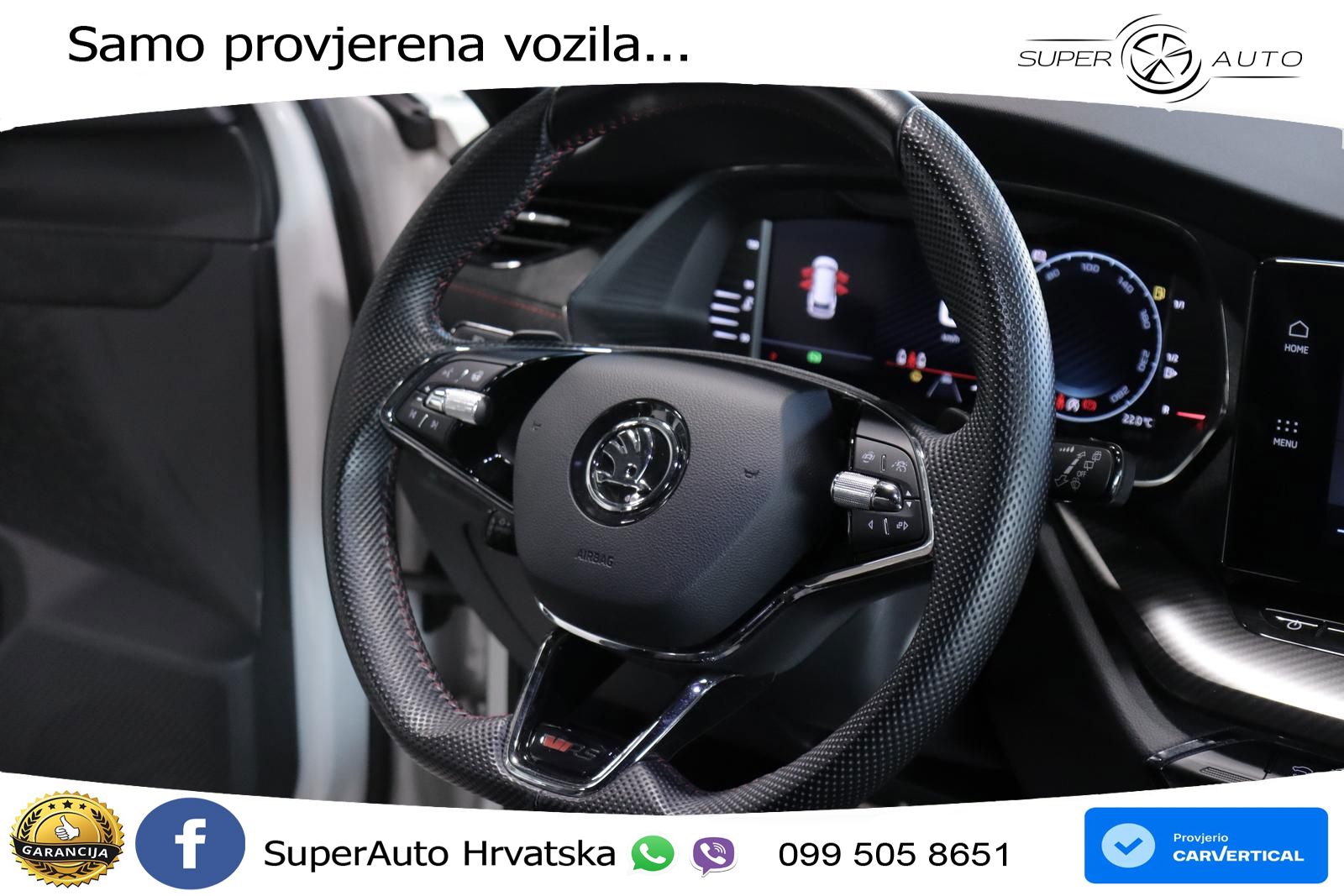 Škoda Octavia Combi RS 2.0 TDI (200 KS) DSG LED+GR SJED+ACC