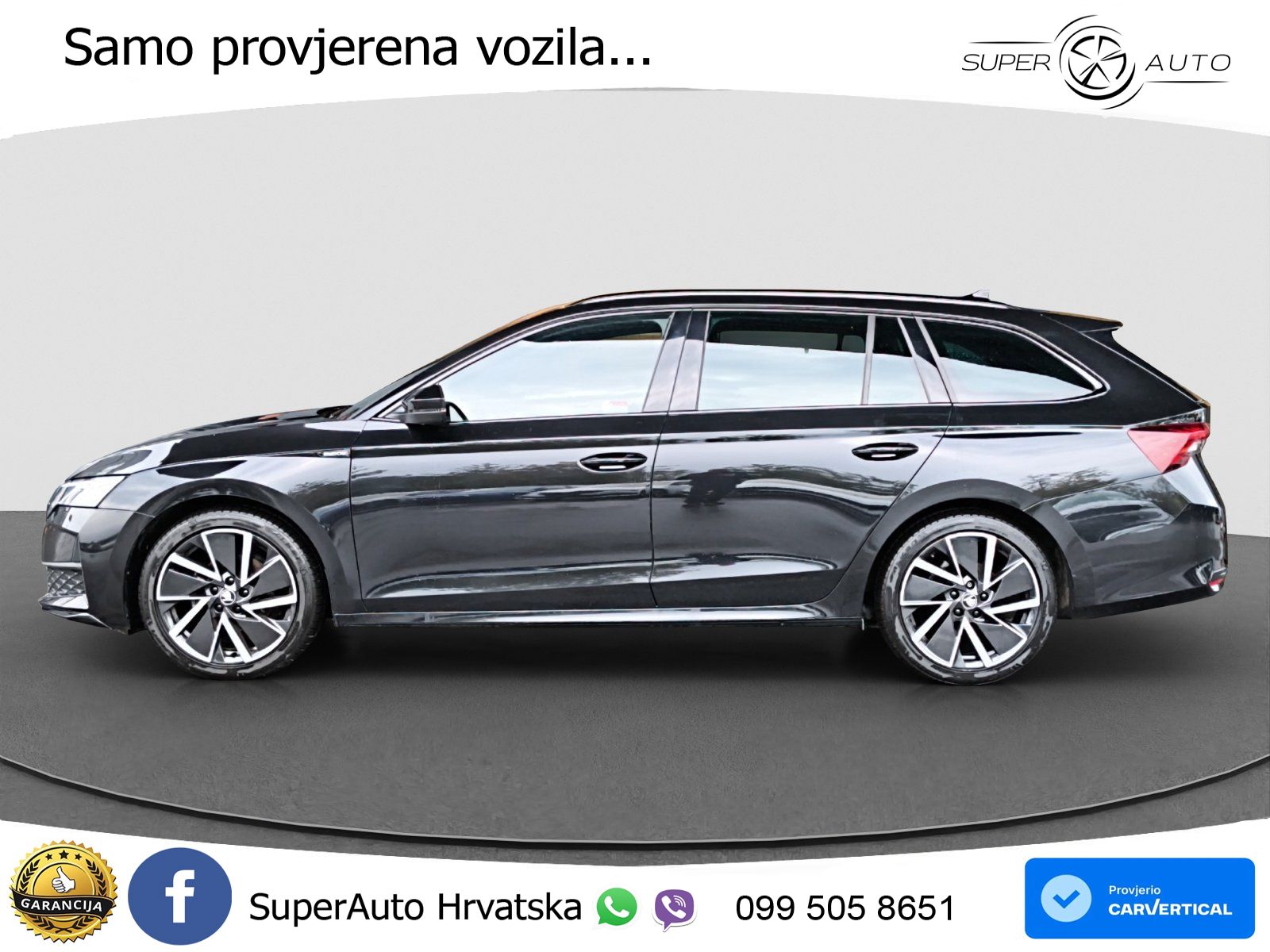 Škoda Octavia Combi 2.0 TDI (150 KS) DSG SportLine LED+GR SJED+ACC