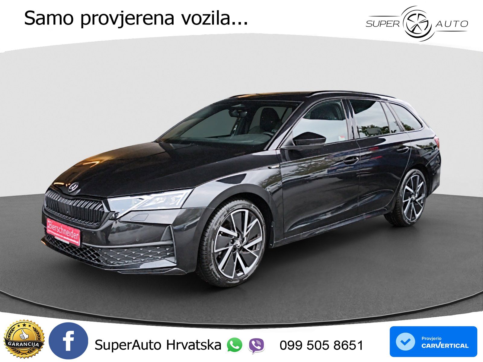 Škoda Octavia Combi 2.0 TDI (150 KS) DSG SportLine LED+GR SJED+ACC