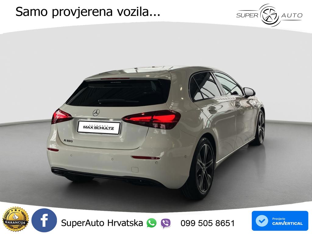 Mercedes-Benz A 180 7G-DCT ACC+GR SJED+360+PANO