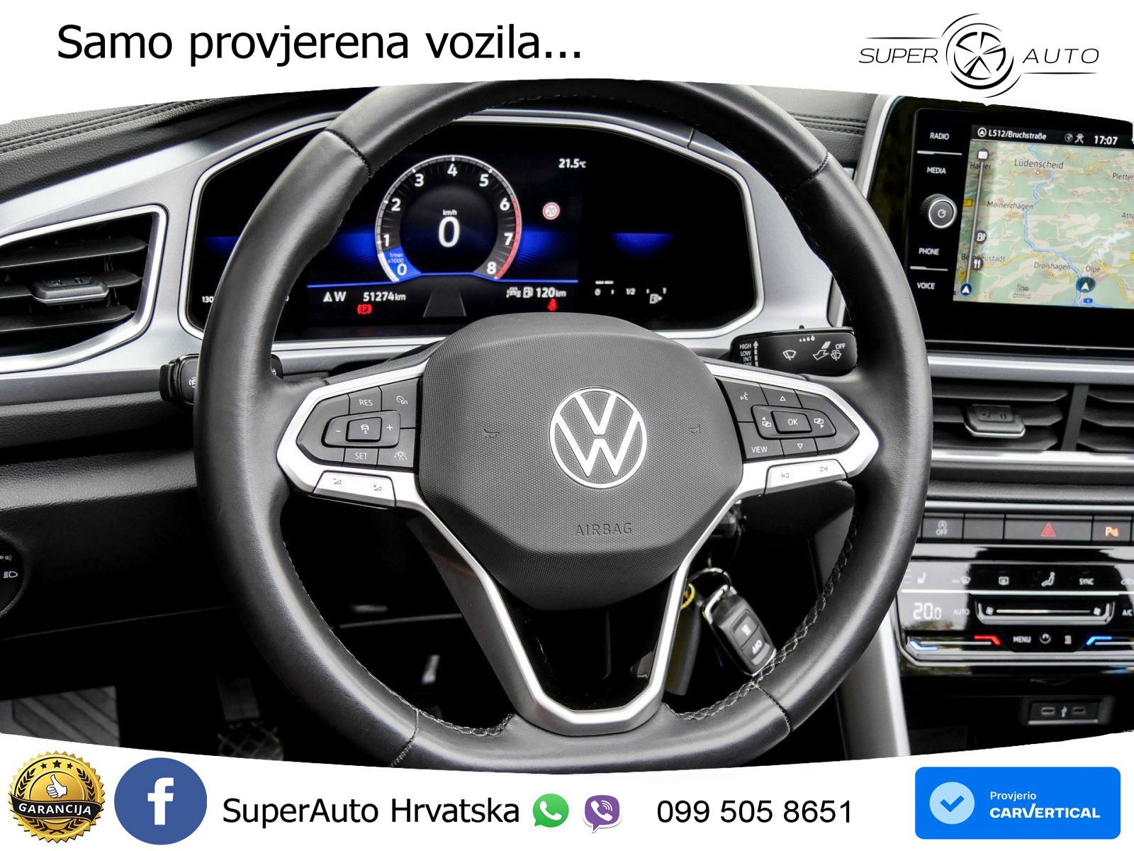 Volkswagen T-Roc 1.5 TSI (150 KS) LED+GR SJED+ACC