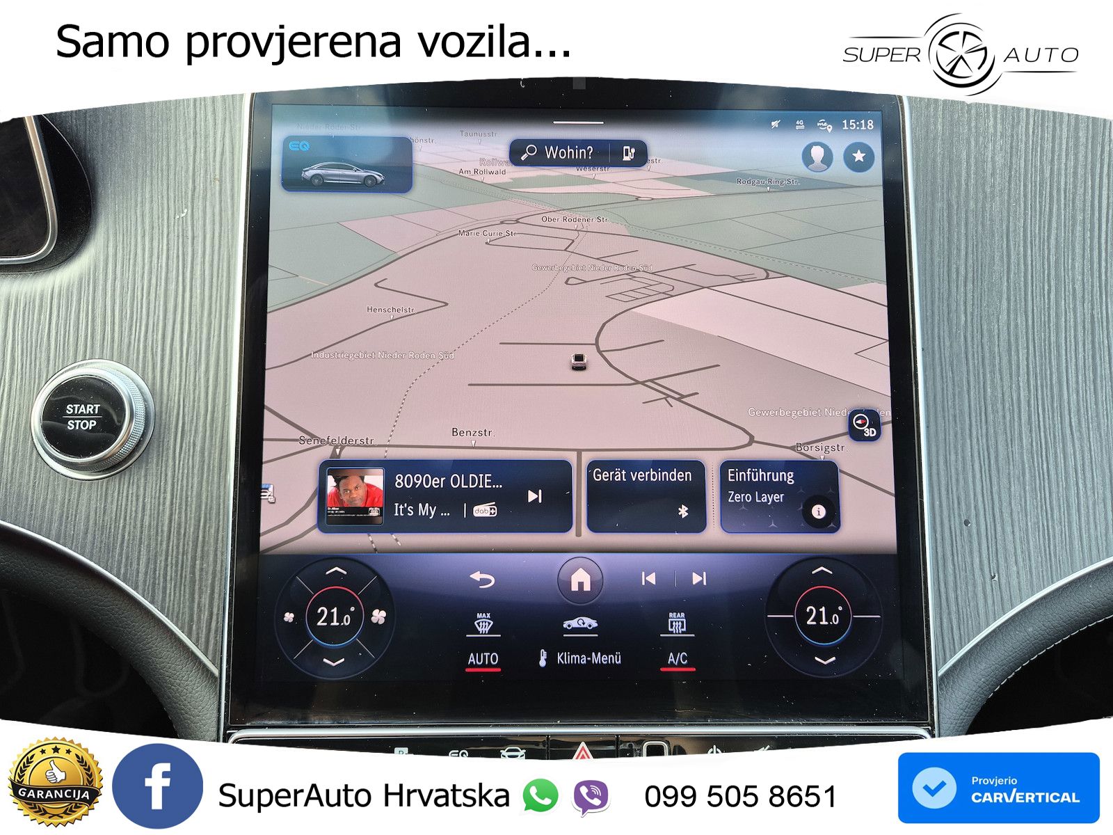 Mercedes EQE 350 98 kWh (292 KS) Avantgarde