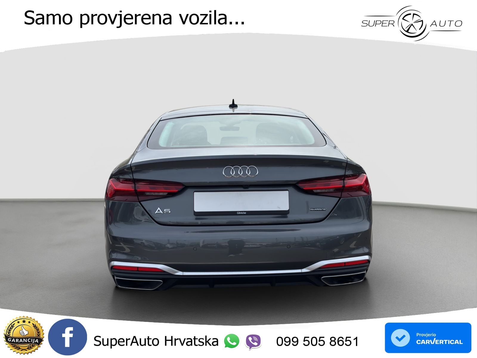 Audi A5 Sportback 45 TFSI (265 KS) quattro S tronic S line MATRIX+GR SJED+KAM