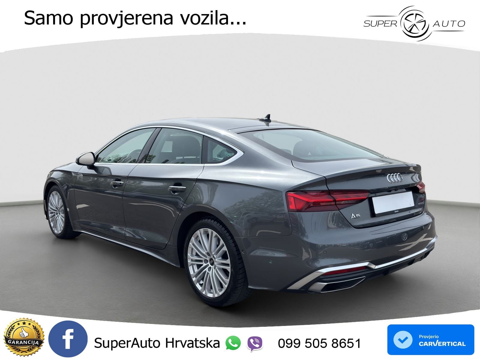 Audi A5 Sportback 45 TFSI (265 KS) quattro S tronic S line MATRIX+GR SJED+KAM