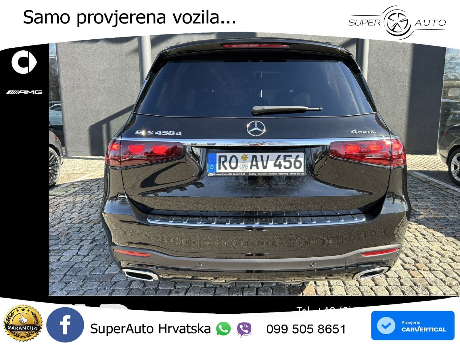 Mercedes-Benz GLS GLS 450d EQ Boost 4MATIC 9G-TRONIC AMG ZRAČNI+ACC+GR SJED+KAM+PANO