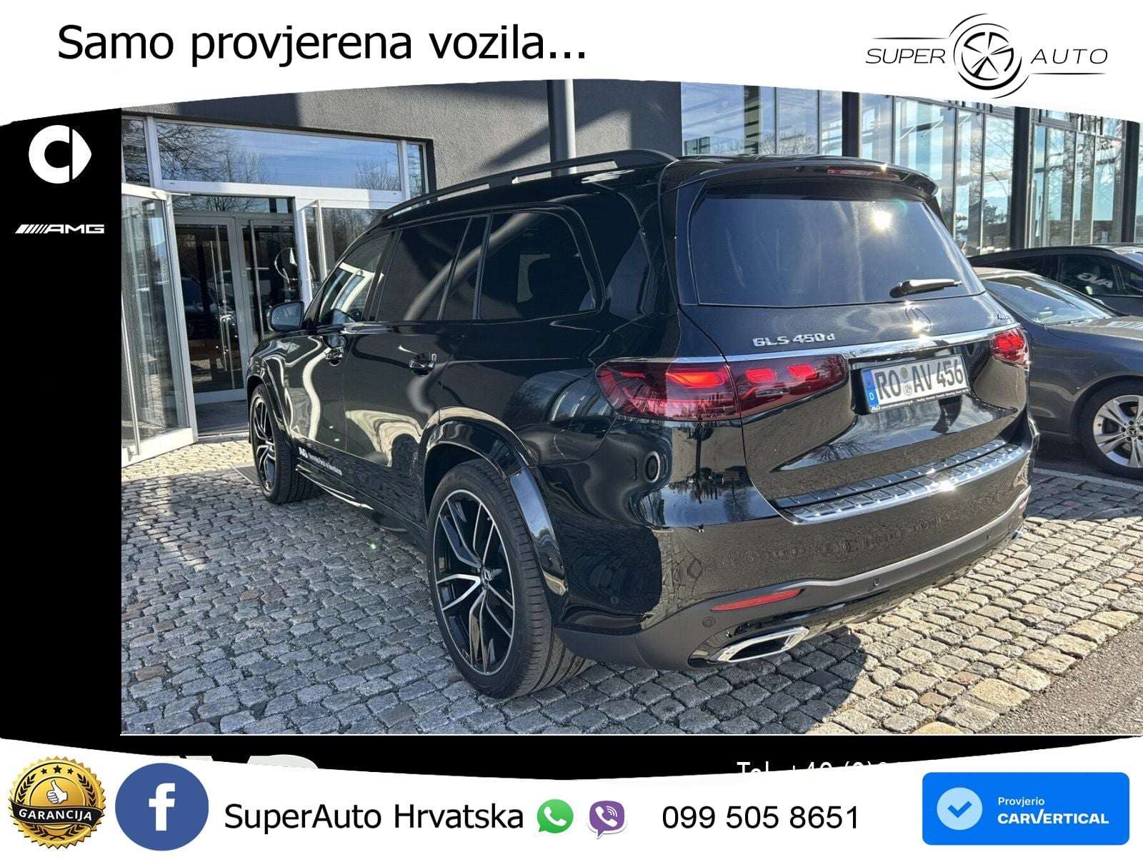 Mercedes-Benz GLS GLS 450d EQ Boost 4MATIC 9G-TRONIC AMG ZRAČNI+ACC+GR SJED+KAM+PANO