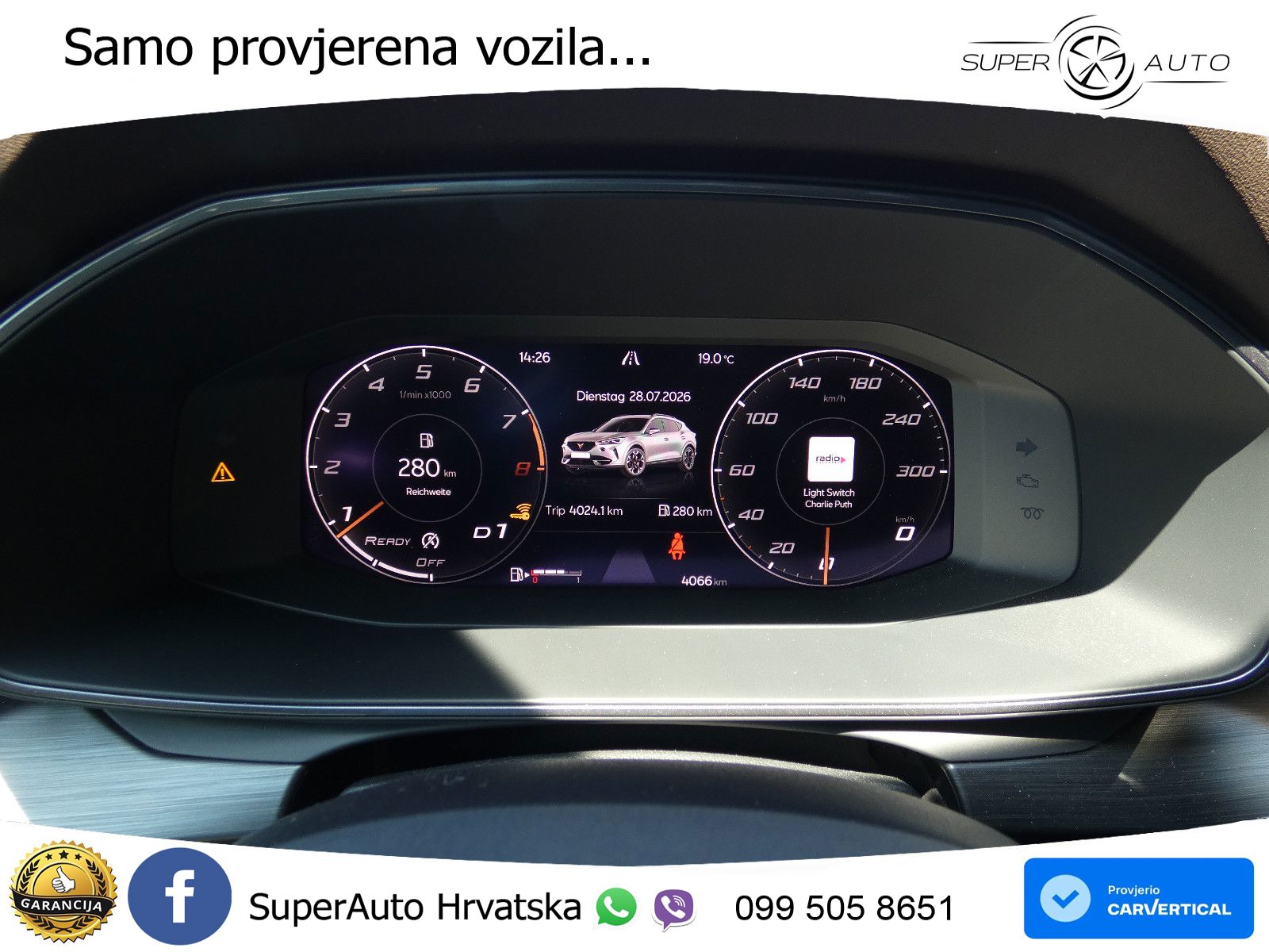 Cupra Formentor VZ5 2.5 TSI (390 KS) 4Drive DSG LED+GR SJED+ACC