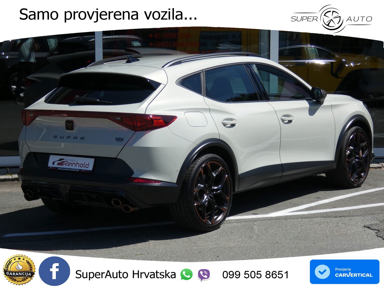 Cupra Formentor VZ5 2.5 TSI (390 KS) 4Drive DSG LED+GR SJED+ACC