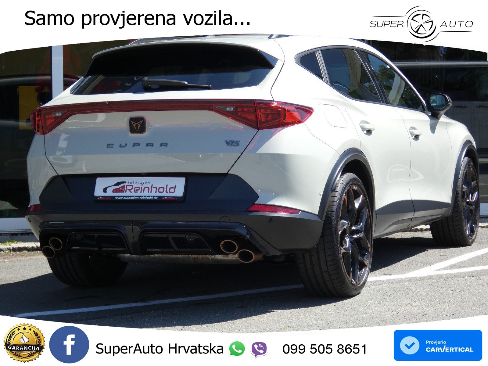 Cupra Formentor VZ5 2.5 TSI (390 KS) 4Drive DSG LED+GR SJED+ACC