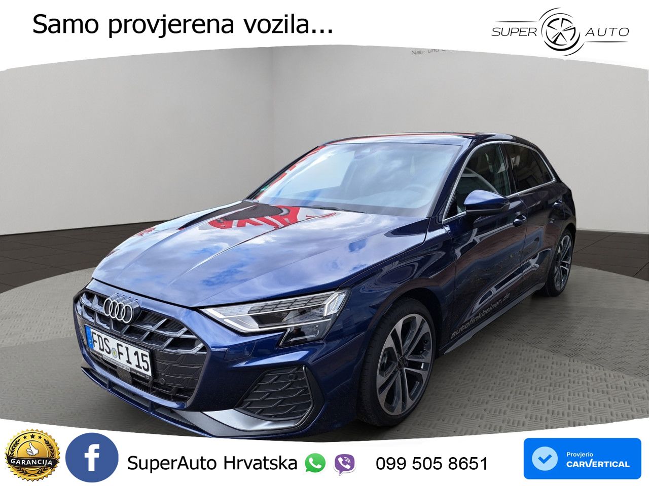 Audi A3 35 TFSI (150 KS) S tronic S line LED+GR SJED+ACC