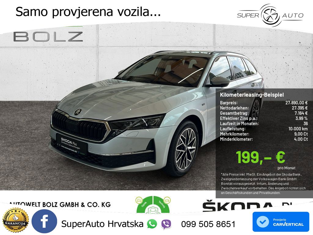 Škoda Octavia Combi 2.0 TDI (150 KS) DSG LED+GR SJED+ACC
