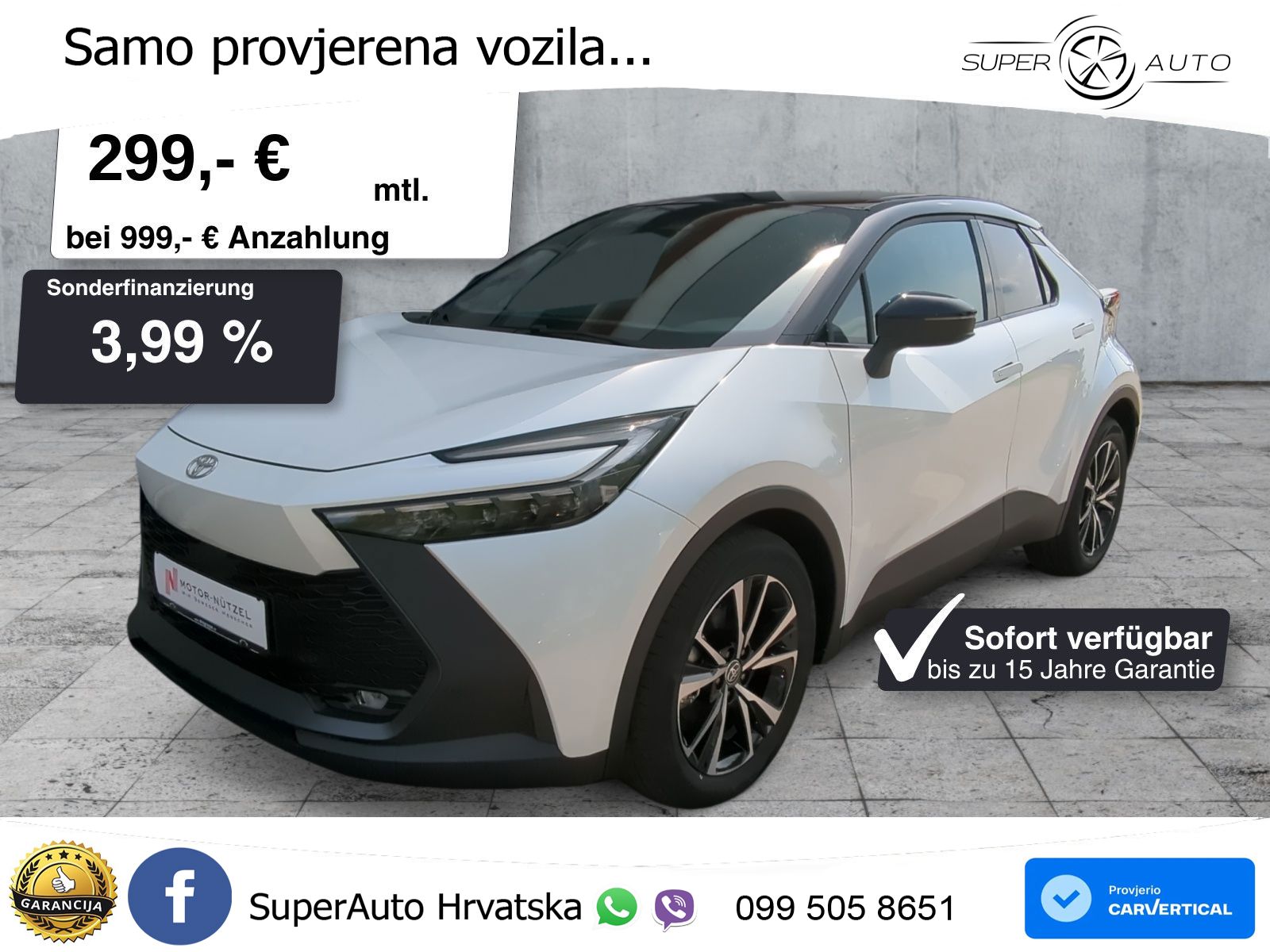 Toyota C-HR 2.0 (198 KS) Hybrid e-CVT LED+GR SJED+ACC