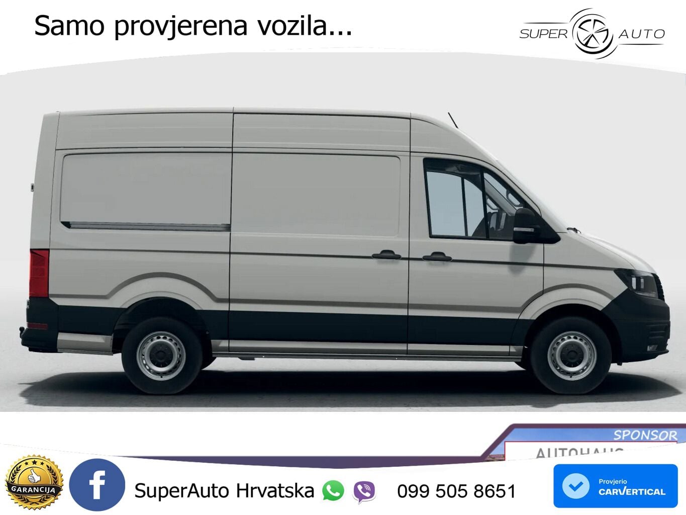 Volkswagen Crafter 35 AT8 L3H3 Kam Temp AppCo UVP-41%* 140 KS