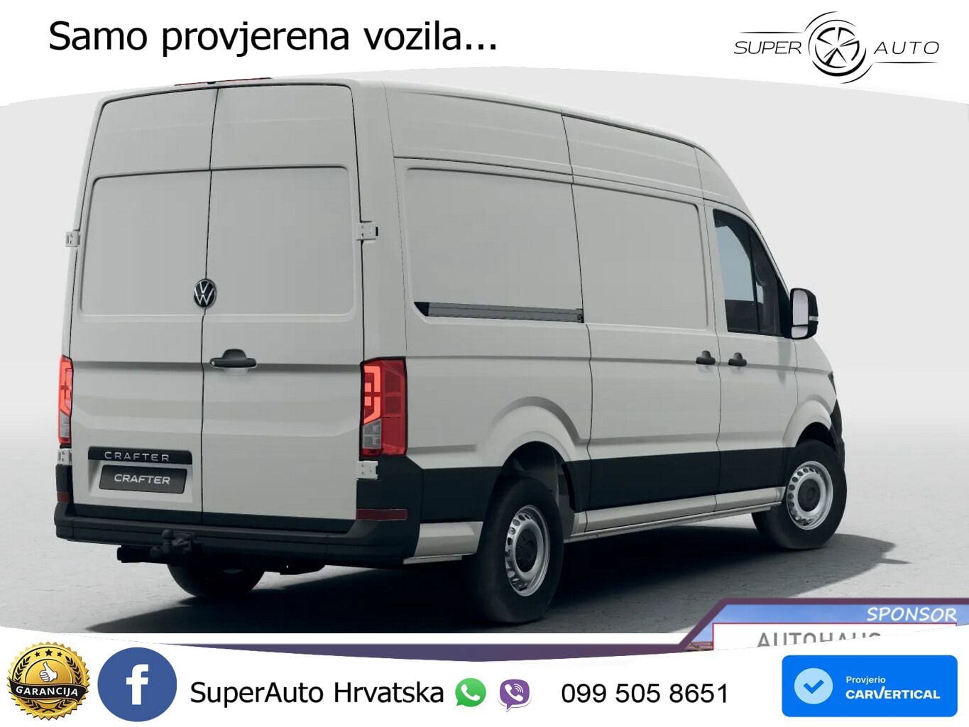 Volkswagen Crafter 35 AT8 L3H3 Kam Temp AppCo UVP-41%* 140 KS