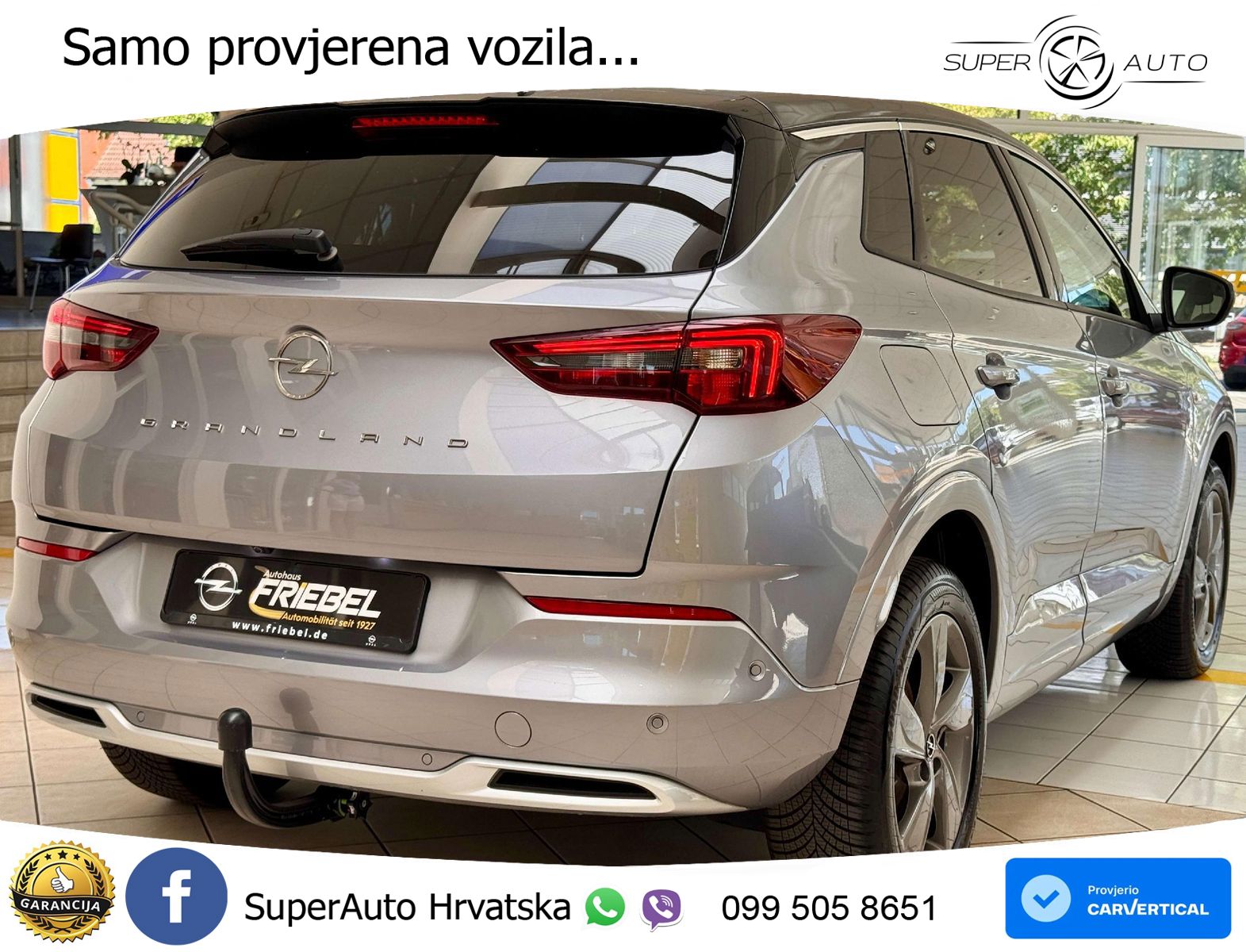 Opel Grandland 1.2i Turbo (130 KS) Automatic Elegance LED+GR SJED+ACC