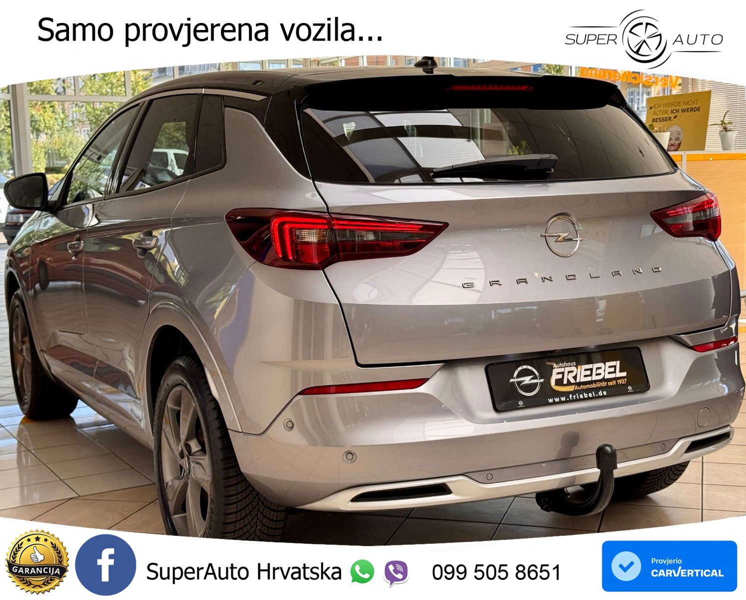 Opel Grandland 1.2i Turbo (130 KS) Automatic Elegance LED+GR SJED+ACC