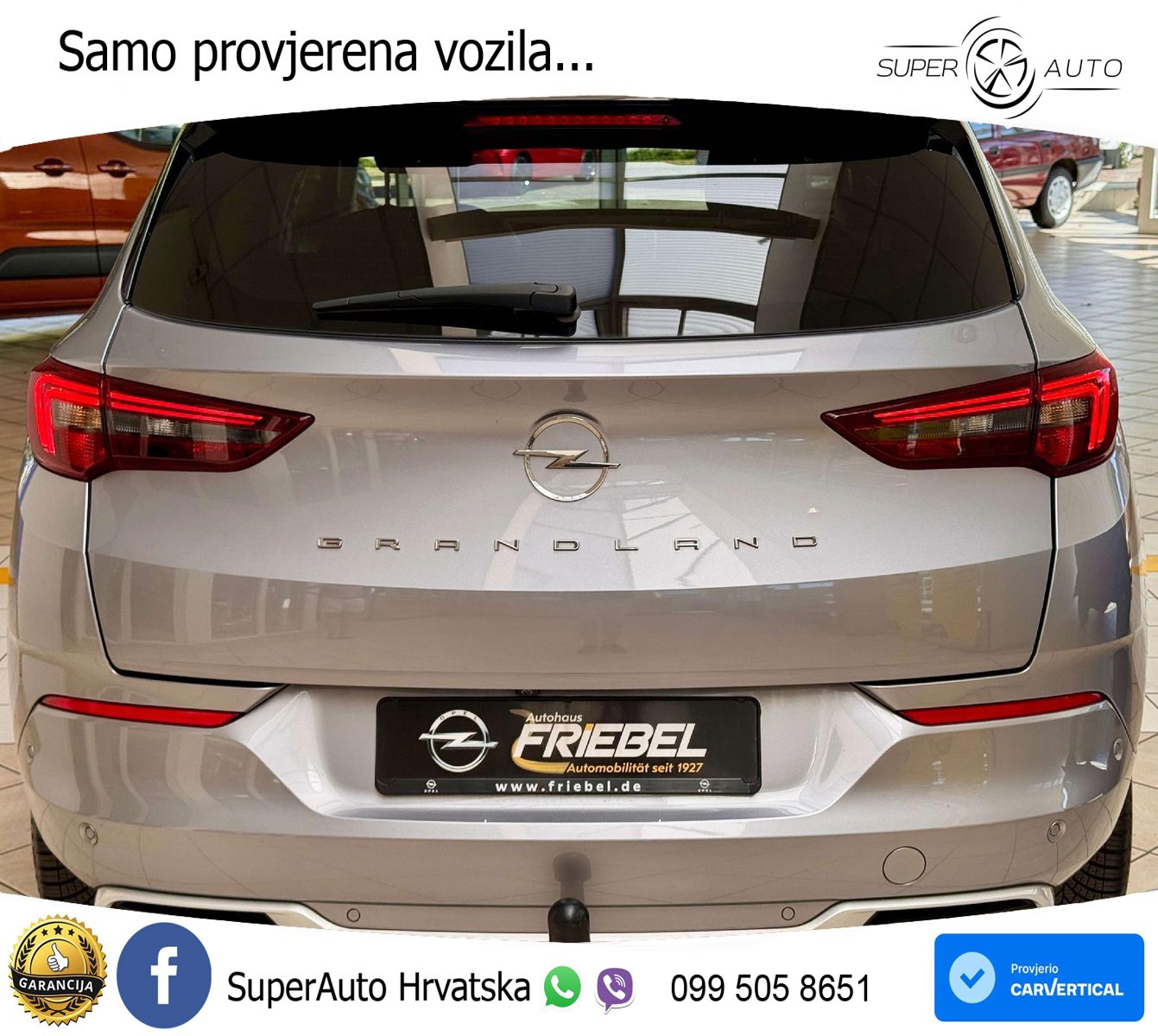 Opel Grandland 1.2i Turbo (130 KS) Automatic Elegance LED+GR SJED+ACC