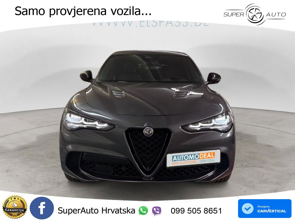 Alfa Romeo Stelvio Quadrifoglio 2.9 V6 Bi-Turbo (520 KS) Q4 Automatic LED+GR SJED+ACC
